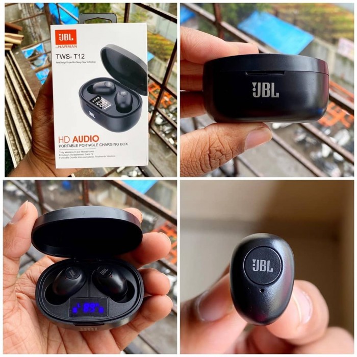 JBL -Tws T12 Bluetooth Wireless Earbuds